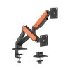 Monitor Mounts - Suporte de Secretária Gaming Full-Motion para Duplo Monitor