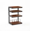 Hi-Fi Furniture - Esse HiFi Vinyl - Black Satin / Walnut