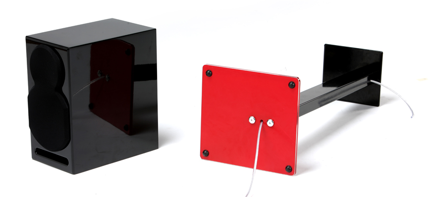 Esse Stand - Red/Black Satin