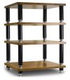 Hi-Fi Furniture - Stabbl HiFi Bamboo - Black Satin / Bamboo